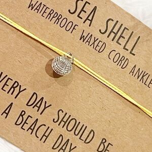 New Sea Shell Ankle Bracelet Beach Silver Charm Anklet Gift Boutique Jewelry
